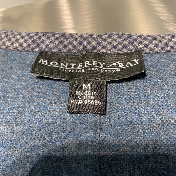Monterey Bay Reversible Wool Open Front Jacket Size M NWOT - Picture 9 of 10